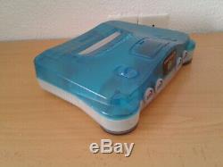 Nintendo 64 Ice Blue Limited Edition Complete Near Mint Condition N64 Pal Rare+
