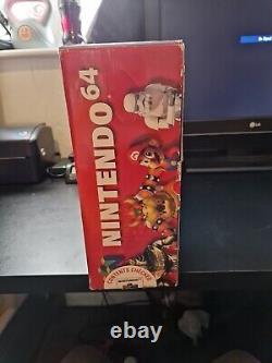 Nintendo N64 Console Limited Edition Boxed Gold Control Pad FANTASTIC CONDITION