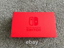 Nintendo Switch Limited Edition Red & Blue Mario Console Excellent Condition