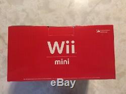 Nintendo Wii Mini Limited Edition 8GB Red Console BRAND NEW. Excellent Condition