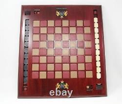 Noble Games Limited Edition Checkers Set Cherry Wood Very Good Condition