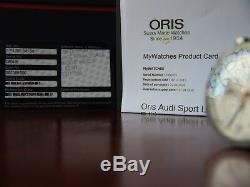 ORIS Artix GT AUDI Sport 774.7661.7481 Limited EDITION Watch MINT CONDITION