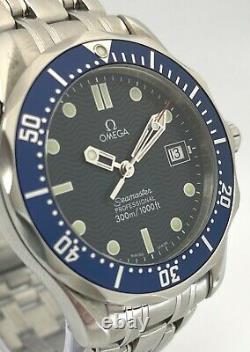 Omega Seamaster 25618000 Mid-Size Watch Blue 36.25mm Excellent Condition