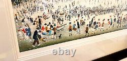Original l s lowry signed limited edition Peel park salford, pristine condition