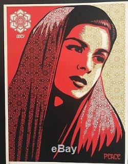 PEACE MUJER Shepard Fairey Signed Artist Proof Mint Condition Obey Giant