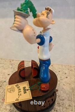 POPEYE Lighter Music Box White Auth ZIPPO Limited Edition Good Condition
