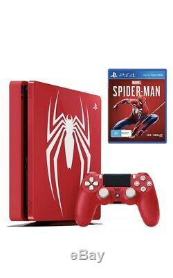 PS4 Ltd Edition Spider-Man Console 1 TB MINT CONDITION Inc. 5 PS4 Games