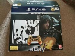 PS4 Pro Death Stranding Limited Edition Console controller Excellent Condition