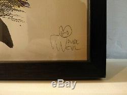 PURE EVIL Limited Edition, Signed & Framed Rare Print, Perfect condition
