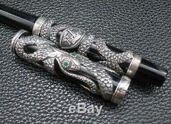 Parker Snake Limited Edition Fountain Pen Sterling Silver Near MINT Condition