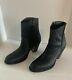 Penelope Chilvers Snakeskin Ankle Black Boot Sz 8 Retired Excellent Condition