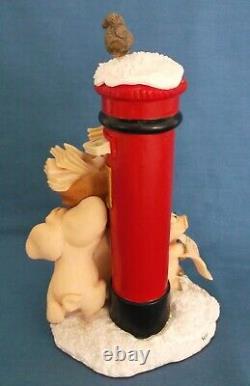 Piggin Christmas Post Pillar Box Limited Edition Handmade Boxed Mint Condition