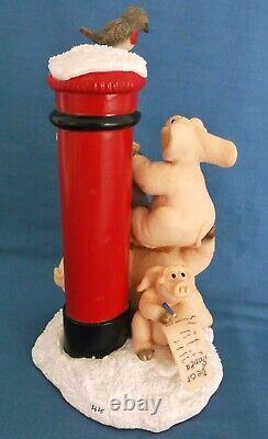 Piggin Christmas Post Pillar Box Limited Edition Handmade Boxed Mint Condition