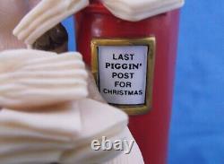 Piggin Christmas Post Pillar Box Limited Edition Handmade Boxed Mint Condition