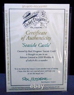 Pocket dragons.'SEASIDE CASTLE' 1999 Limited Edition. Mint Condition. Boxed