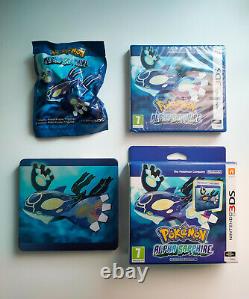Pokemon Alpha Sapphire Limited Edition 3DS + Steelbook Mint Condition Free P&P