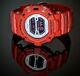 Rare Casio G-shock Mudman Red Watch G-9000mx-4d Fresh Battery Great Condition