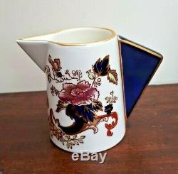 RARE! The Mason's Blue Mandalay Tea Set Art Deco Shape Ltd Edt 450