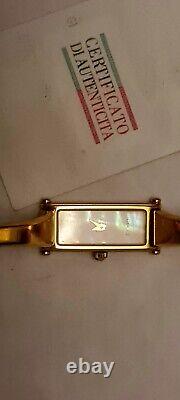 RARE Vintage 1960s Gucci Watch With Logo On Back. In Exceptional Condition