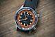 Rare Limited Edition Dan Henry 1970 40mm Orange Dive Watch (near Mint Condition)