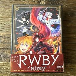 RWBY Volume1 Limited Edition with postcards Blu-ray Like New Condition RARE