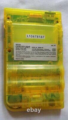 Rare Game Boy Light Toys R Us Limited edition Clear Yellow excellent condition