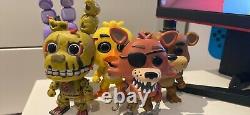 Rare Limited Edition FNAF Funko Pops In Mint Condition