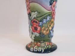 Rare Moorcroft Limited Edition 95/250 Trumpet Shape'england' Vase C. 1994