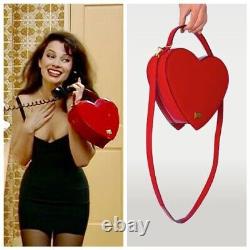 Rare Moschino Purse Circa 1990 Limited Edition Iconic Red Heart Mint Condition