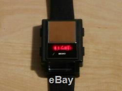 Rare Seiko'Frequency' Drum Machine LCD/LED Watch. EXCELLENT CONDITION