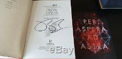 Red Rising Pierce Brown FULL Series SIGNED First Editions FINE Condition