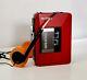 Red Sony Wm-b12 Walkman Rare Limited Edition + Headphones, Vgc Condition Working