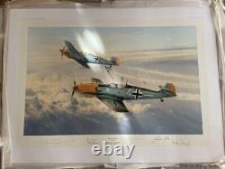 Robert Taylor Battle of Britain Trilogy Limited Edition Prints Mint Condition