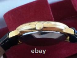 Rotary gents Classic Gold plated quartz watch with box retro excellent condition