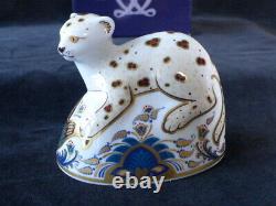 Royal Crown Derby Leopard Cub Sinclairs Numbered Ltd Edition Mint Condition