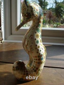 Royal Crown Derby Rare Colour Spot Seahorse-Limited Edition-Immaculate Condition