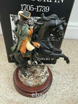 Royal Doulton Dick Turpin on Bess & Plinth HN3272 Mint Condition Limited Edition