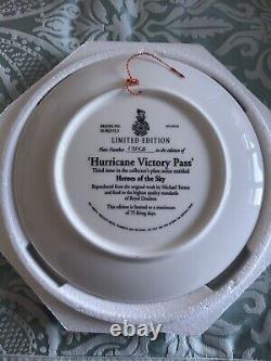 Royal Doulton Heroes Of The Sky, Limited Edition Plates In Perfect Condition