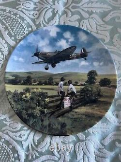 Royal Doulton Heroes Of The Sky, Limited Edition Plates In Perfect Condition