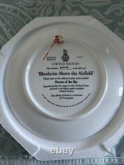 Royal Doulton Heroes Of The Sky, Limited Edition Plates In Perfect Condition