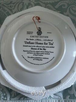 Royal Doulton Heroes Of The Sky, Limited Edition Plates In Perfect Condition