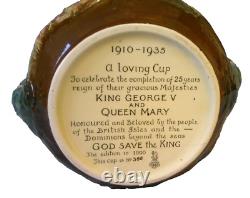 Royal Doulton Ltd King George V & Queen Mary Loving Cup 1910 1935 AF Condition