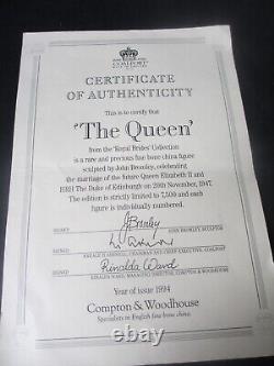 Royal Staffordshire, Called The Queen Limited Edition, Great Condition, COA