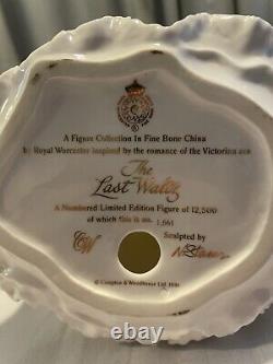 Royal Worcester The Last Waltz Figurine Limited Edition Perfect Condition