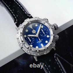 S. M Flagship Watch Titanium Grade-5 Swiss ETA 7753 Limited Edition OEM Design