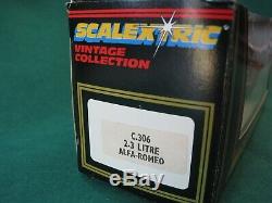 Scalextric Nscc Ltd Ed Red C306 2.3l Alfa Stunning Mint Condition
