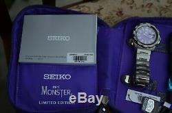 Seiko Purple Mini Monster, Thailand Limited Edition. New condition