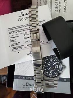 Sinn 856 I B Tegimented (Limited Production) excellent condition complete+ extra