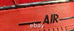 Size UK 11 Nike Air Force 1 Red Leather Limited Edition Rare Great Condition