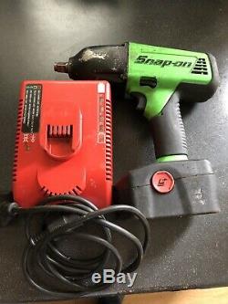 Snap On 1/2 18v Impact Gun Ctu6850 LIMITED EDITION GREEN Good Condition